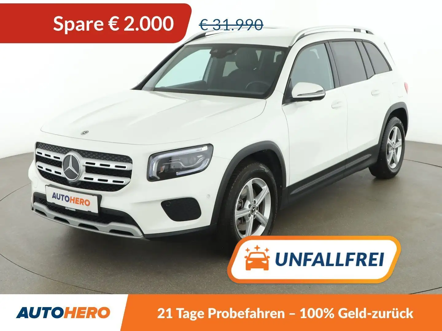 Mercedes-Benz GLB 200 GLB 200 d Style Aut. *LED*TEMPO*NAVI*360°*SPUR* Weiß - 1