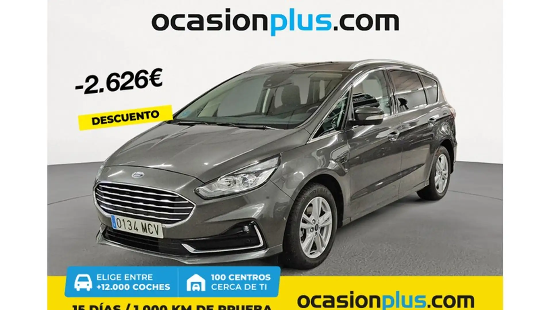 Ford S-Max 2.5 Duratec FHEV Titanium Aut. 190 Gris - 1