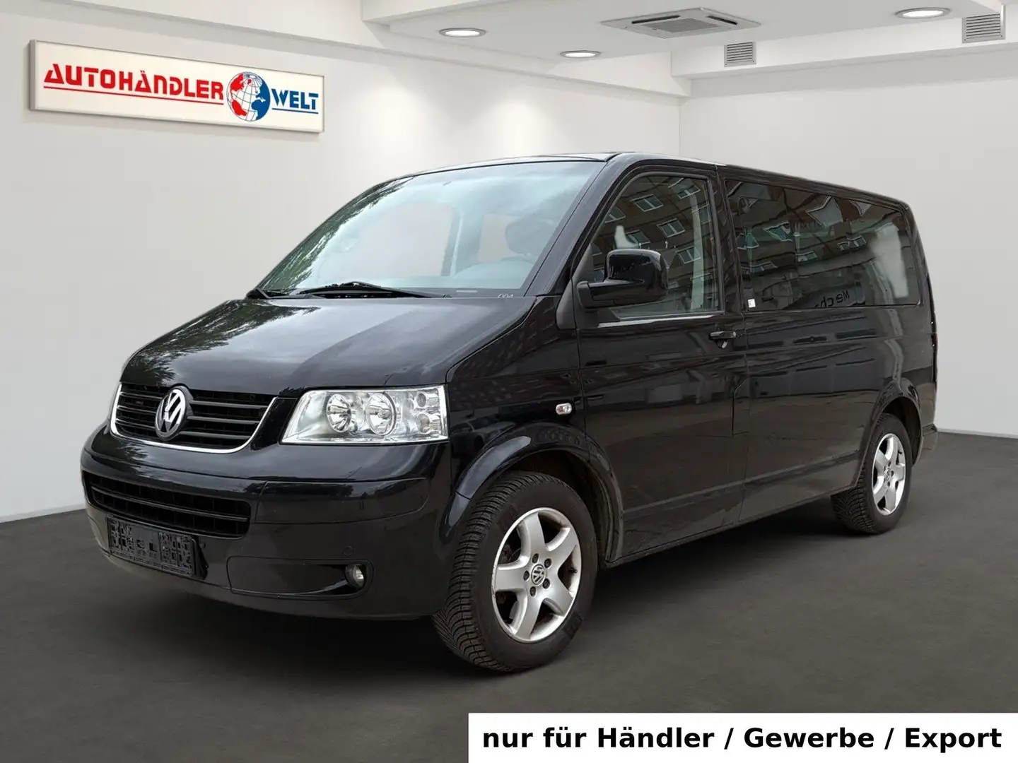 Volkswagen T5 Transporter T5 2.5 TDI Multivan 7-Sitzer Klima SHZ Stdhz PDC Schwarz - 1