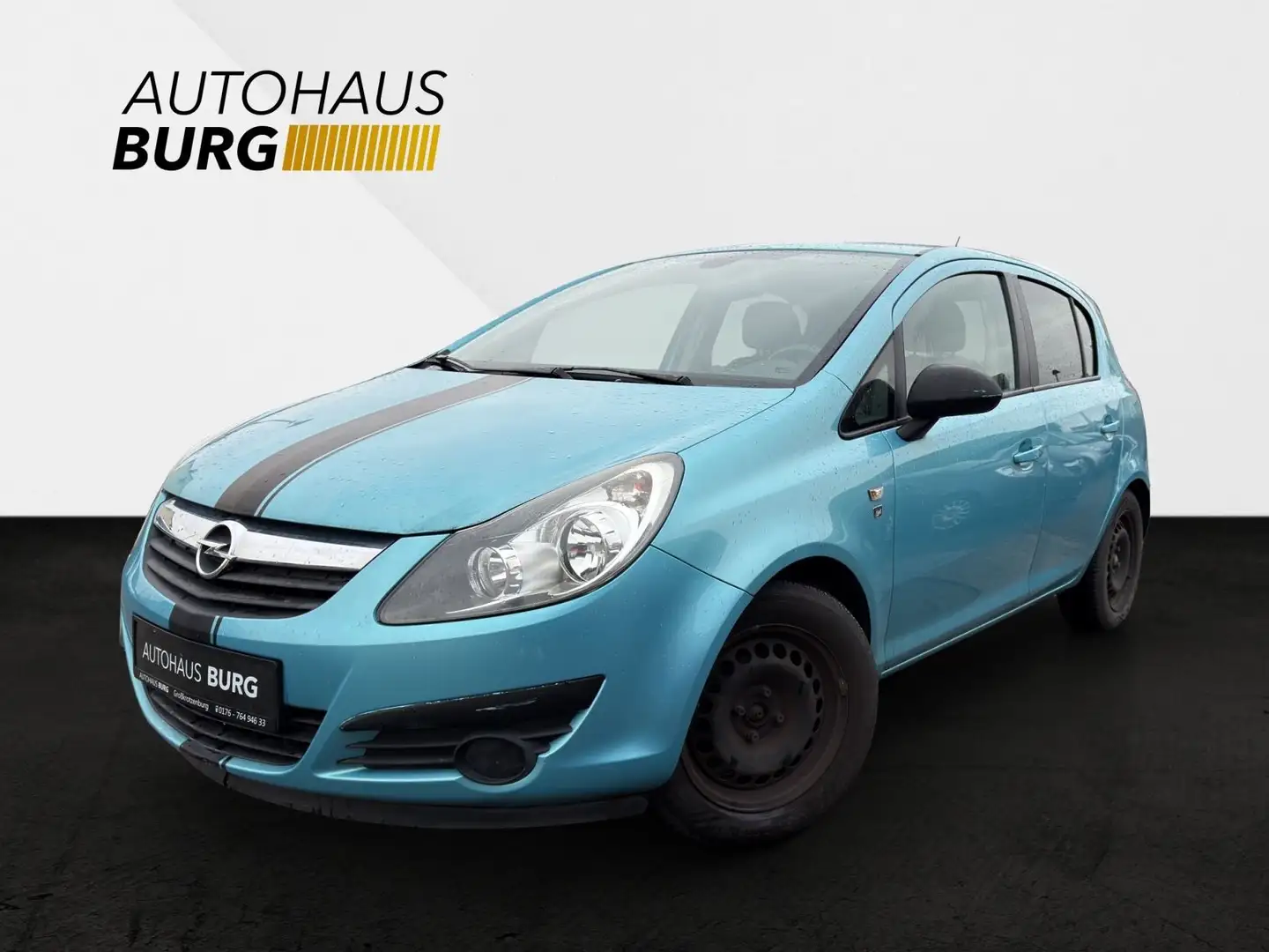 Opel Corsa D Edition *111 Jahre"Klima*AHK*Tüv*Garanti Blau - 1