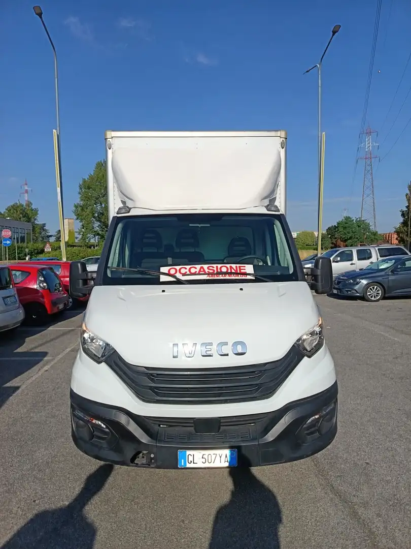 Iveco Daily 35S12 2.3 CASSONATO 54000!!! Euro 6 2022 Blanc - 1
