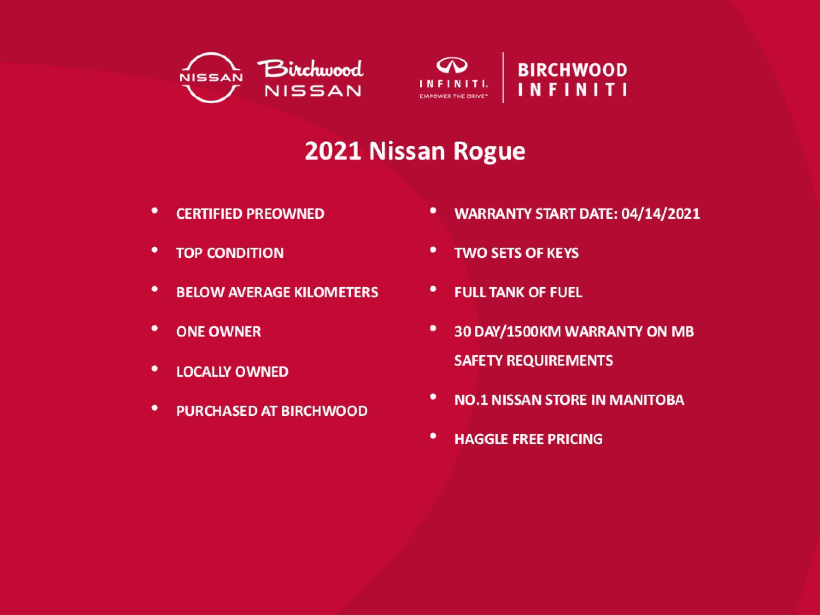2021 Nissan Rogue SV Moonroof | One Owner | Low KM — снимка 1