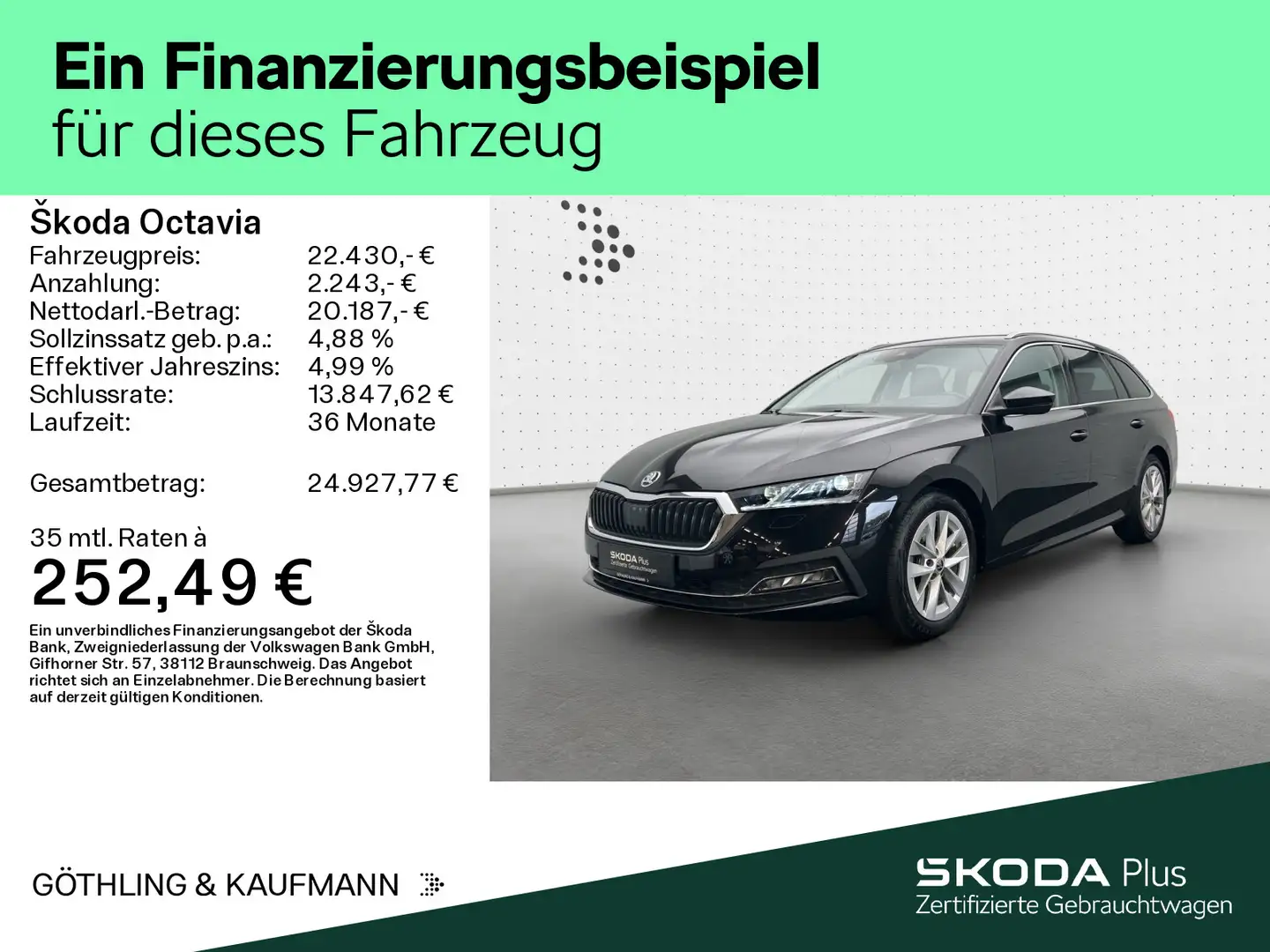 Skoda Octavia Combi Style 2.0 TDI DSG*NAVI*SHZ*KAM*HUD Zwart - 2
