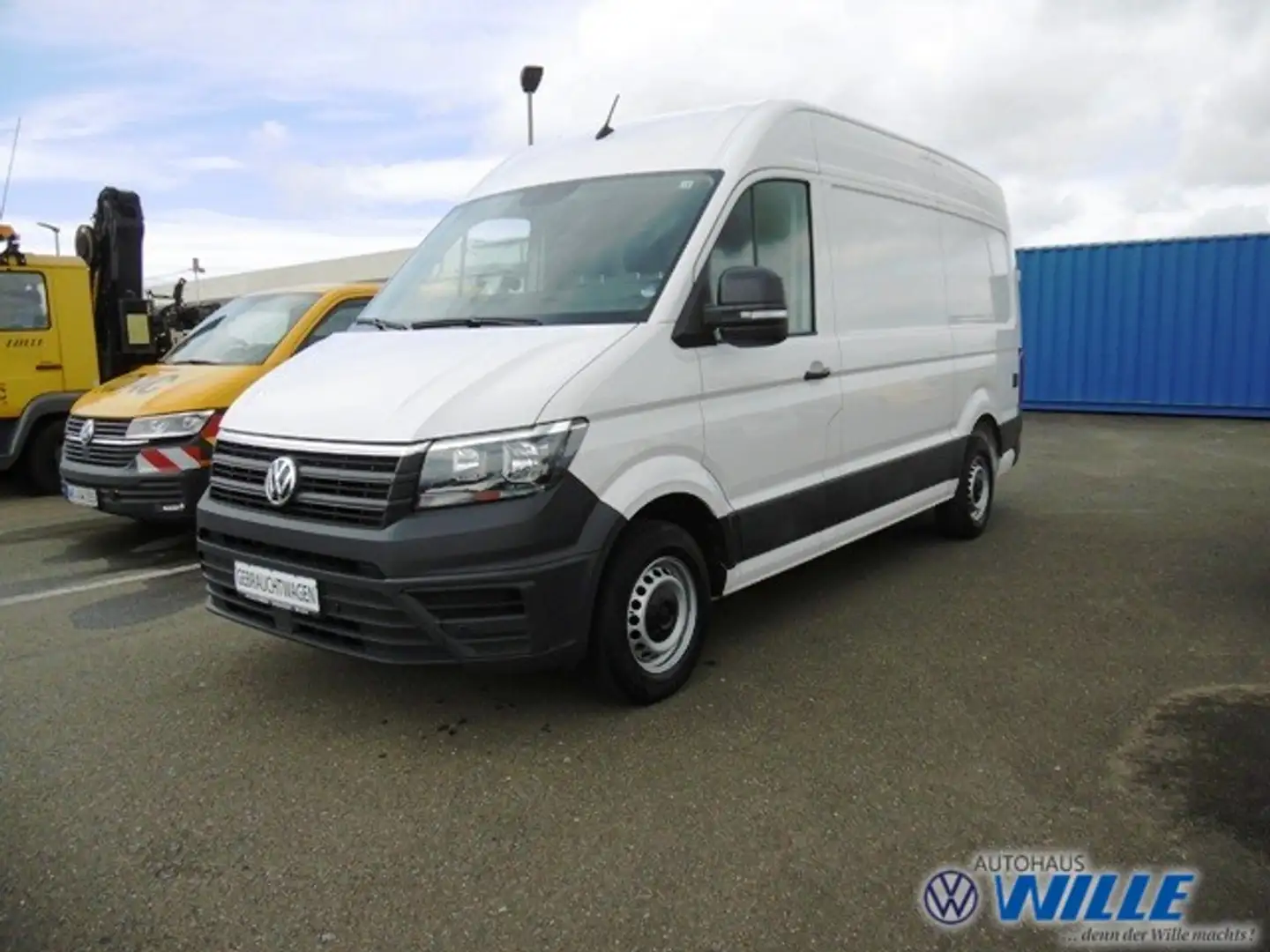 Volkswagen Crafter 35 2.0 TDI MR Hochdach Kasten Klima Einparkhilfe Blanc - 1