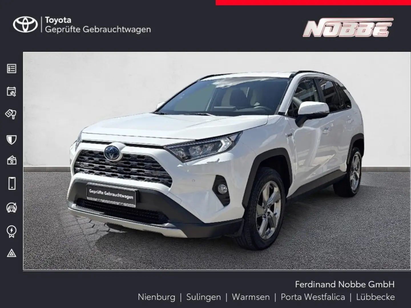 Toyota RAV 4 2.5 4x2 Hybrid Team Deutschland White - 1