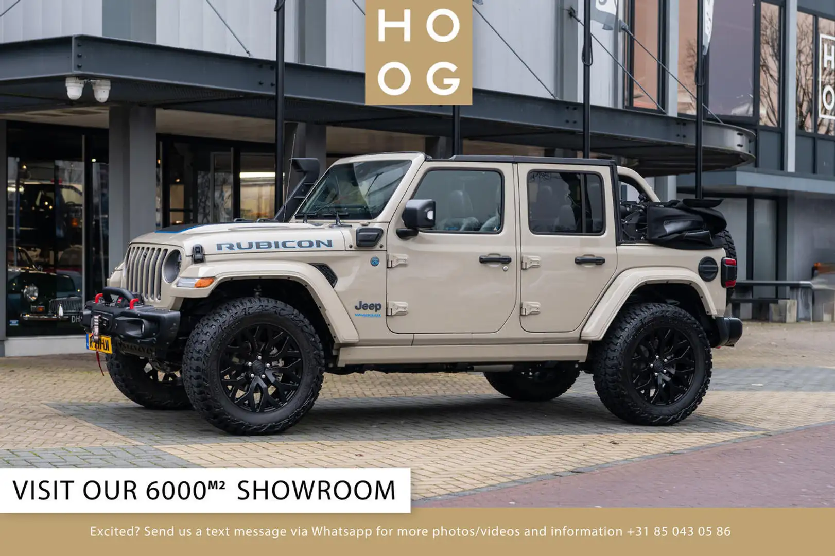 Jeep Wrangler UNLIMITED 4XE 380 BRUTE 20 elek. dak Beige - 1