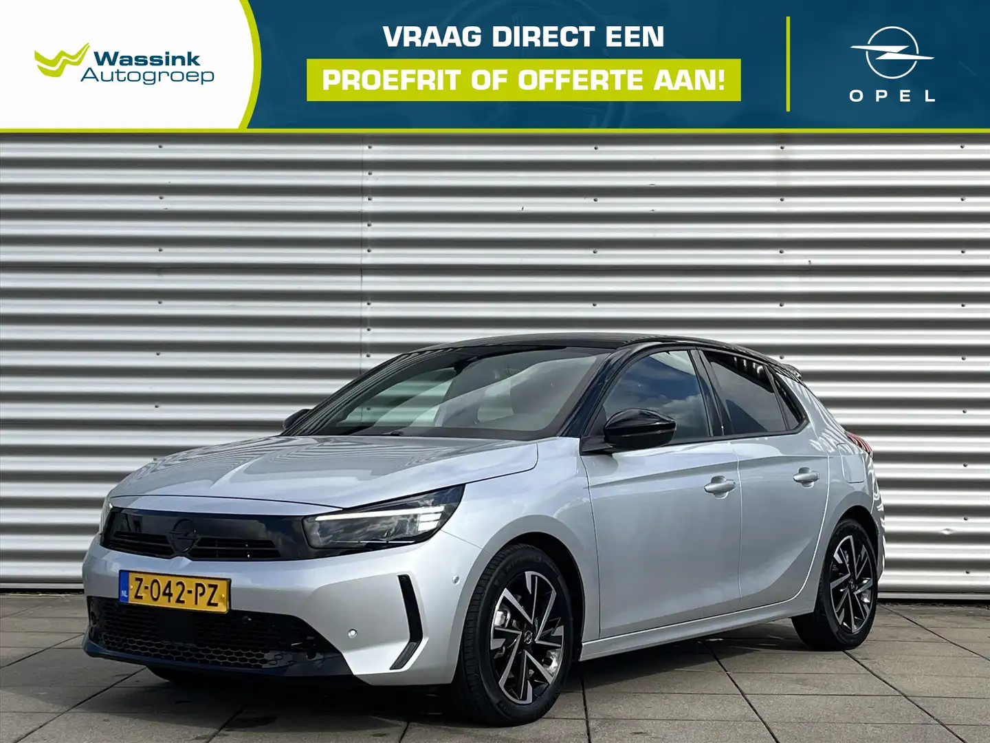 Opel Corsa 1.2 Turbo Hybrid 100pk eDCT Automaat GS Navigatie Grijs - 1