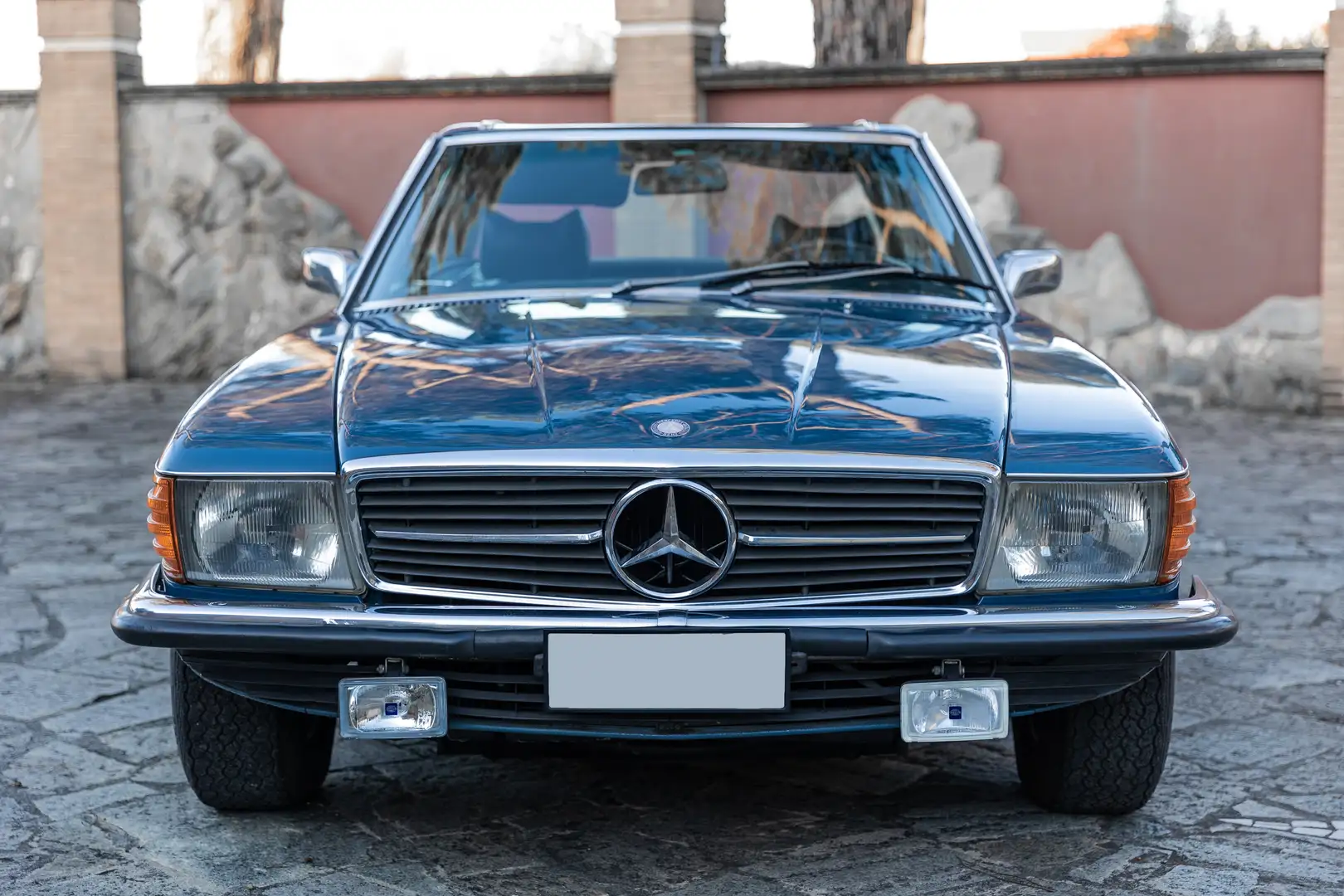 Mercedes-Benz 350 Mercedes Benz 350SL Blauw - 1