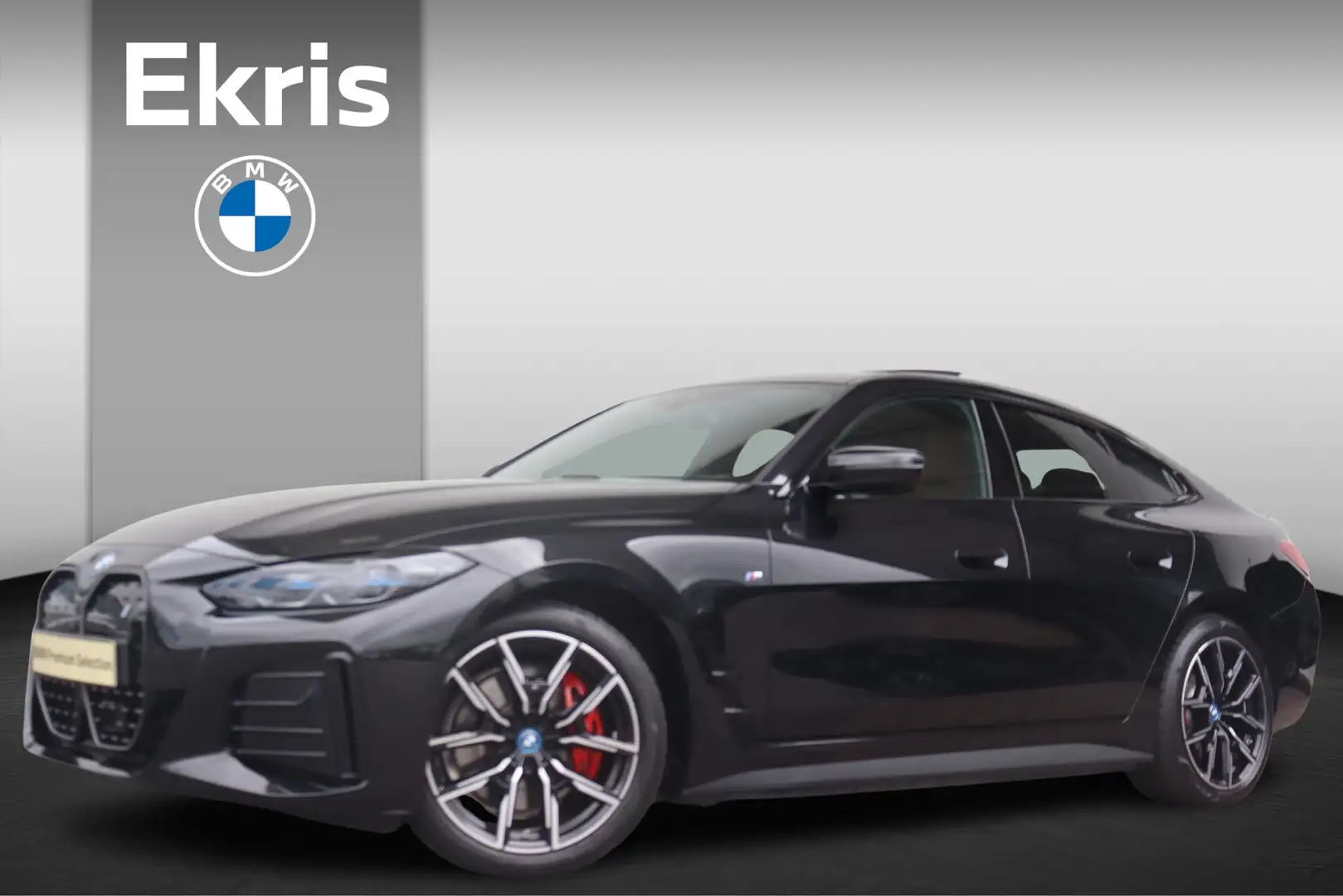 BMW i4 eDrive40 High Executive M Sportpakket Pro/ Stuurve Zwart - 1