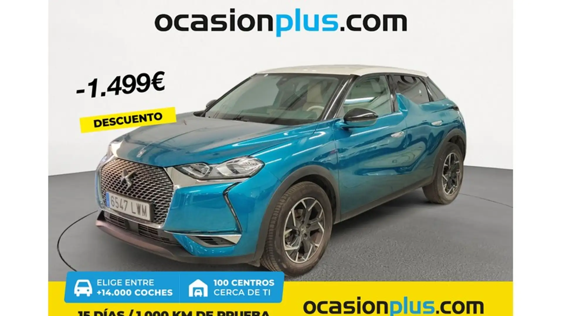 DS Automobiles DS 3 Crossback BlueHDi So Chic 110 Blau - 1