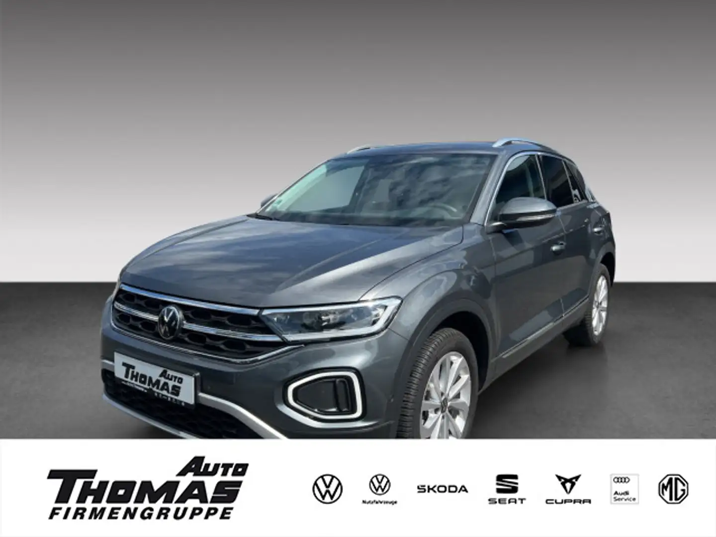 Volkswagen T-Roc 1.5 TSI 6-Gang Style SHZ Klima GRA Grijs - 1