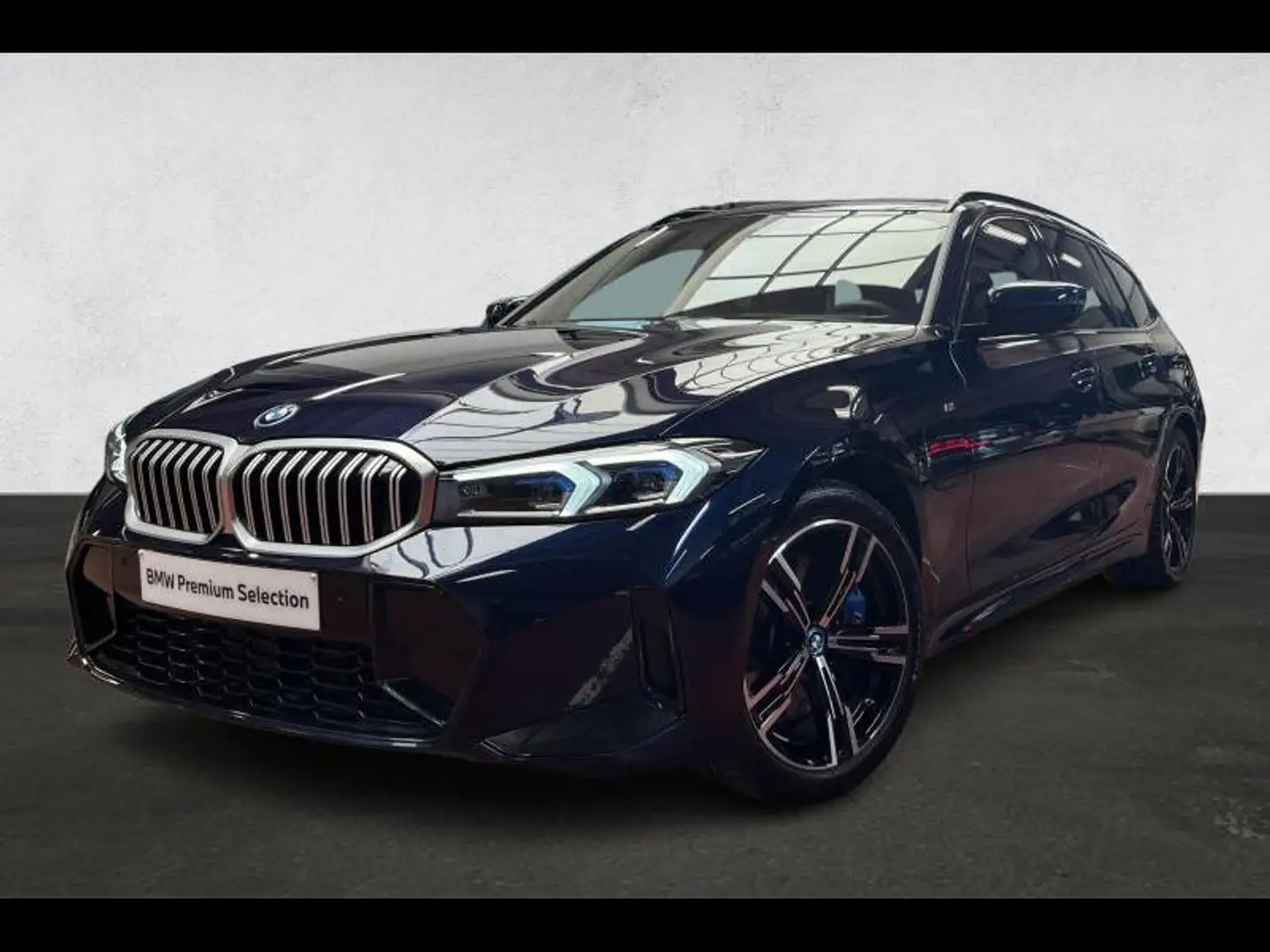 BMW 330 M-Sport-Keyless-Pano-HiFi Bleu - 1