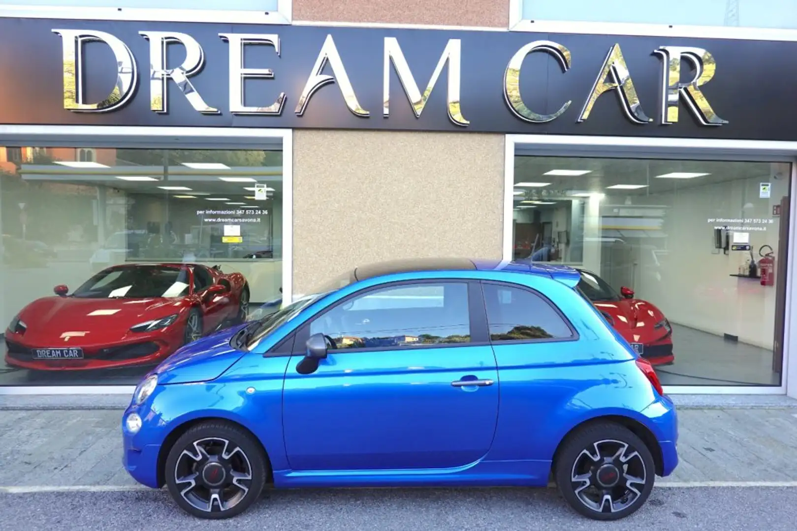Fiat 500 1.2 SPORT AUTOMATICA - TETTO PANO - UNIPRO Bleu - 2