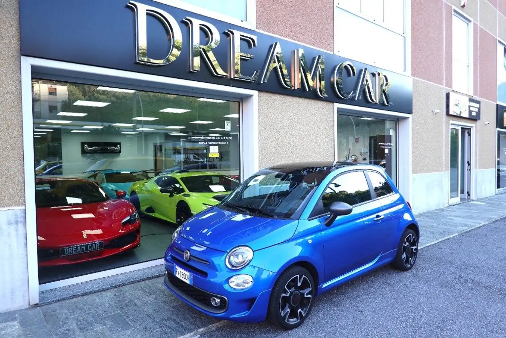 Fiat 500 1.2 SPORT AUTOMATICA - TETTO PANO - UNIPRO Bleu - 1