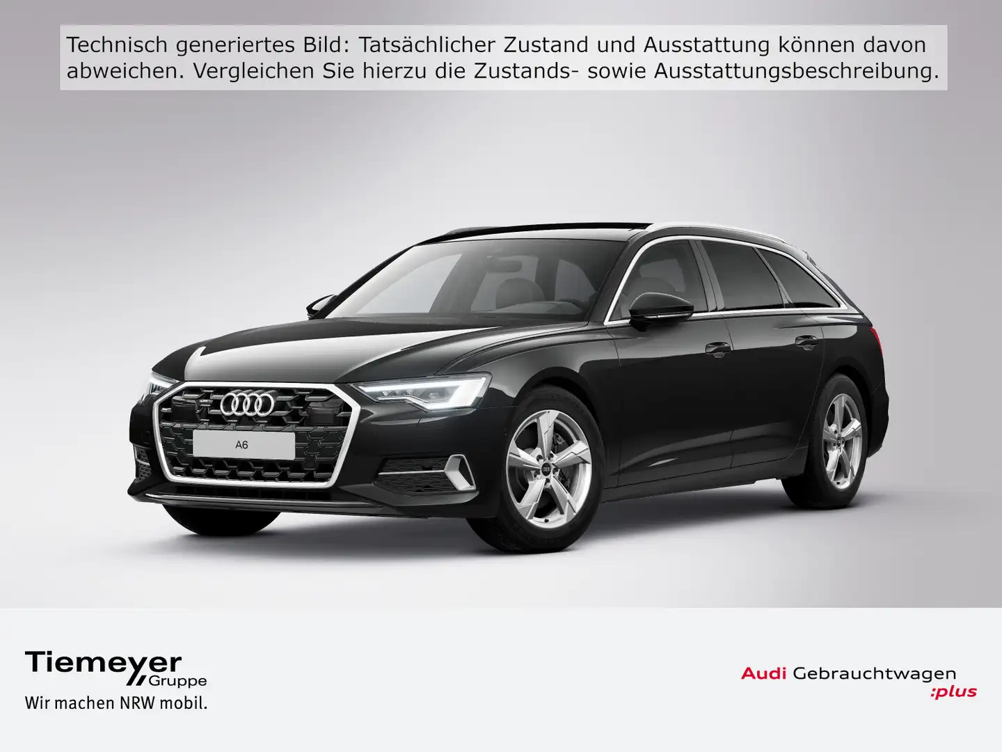 Audi A6 45 TFSI Q ADVANCED LEDER PANO AHK MATRI Schwarz - 1