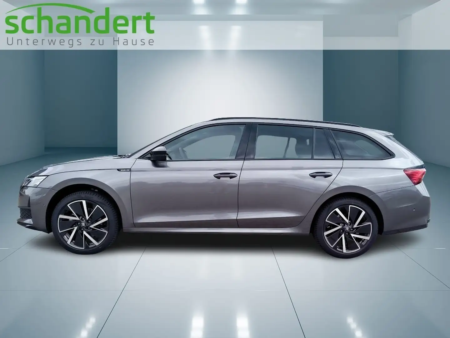 Skoda Octavia Combi 2.0 TDI Sportline DSG Matrix Navi AHK Grau - 2