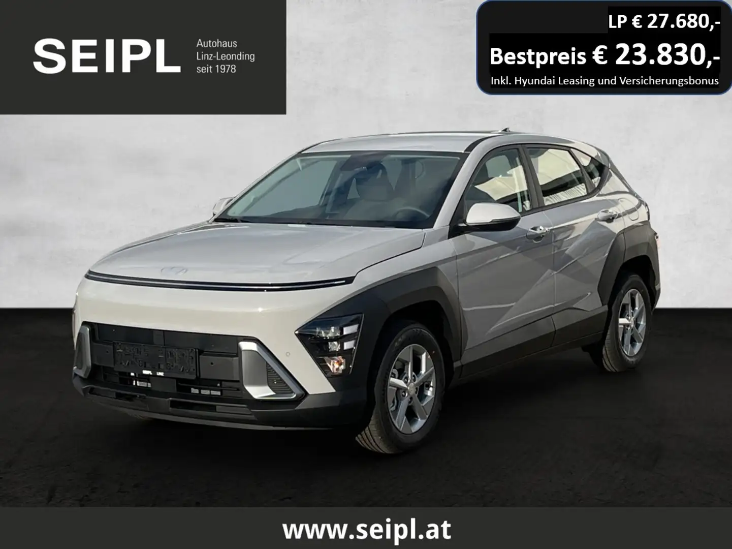Hyundai KONA Kona 1,0 T-GDi 2WD Smart Line*€ 23.830,- Superb... Grau - 1