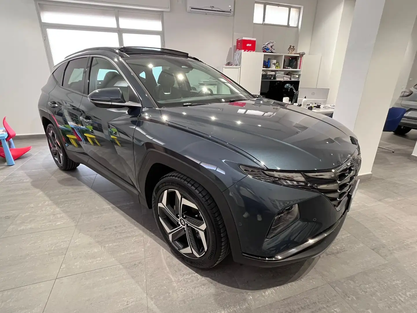 Hyundai TUCSON Tucson 2021 1.6 hev Exellence Lounge Pack 2wd auto Blau - 1