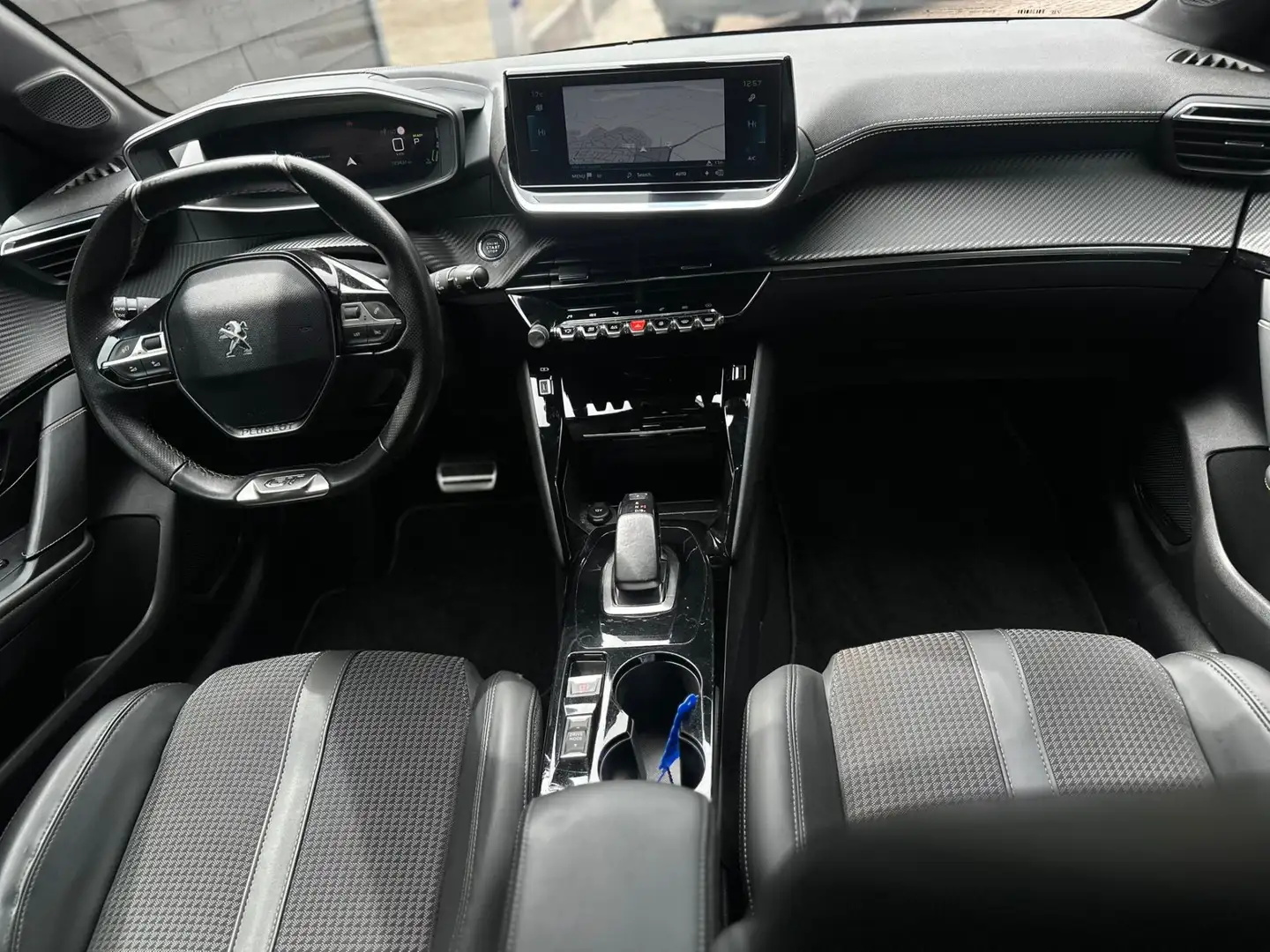Peugeot e-208 EV GT 350 50 kWh Bleu vertigo, vele opties, achter Albastru - 2