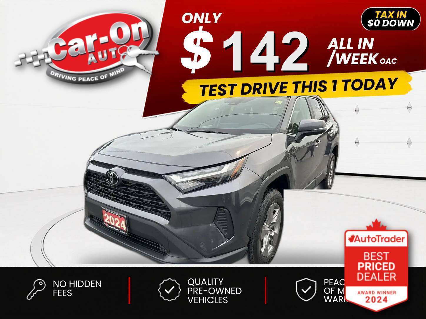 Gray 2024 Toyota RAV4 SUV / Crossover All-Wheel Drive Automatic