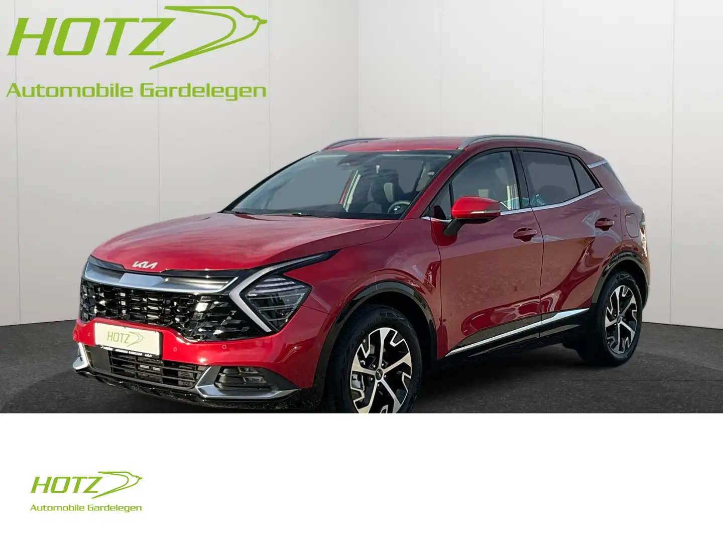 Kia Sportage 1.6T HEV DCT Spirit, Allrad AHK, P5,P2 Rood - 1