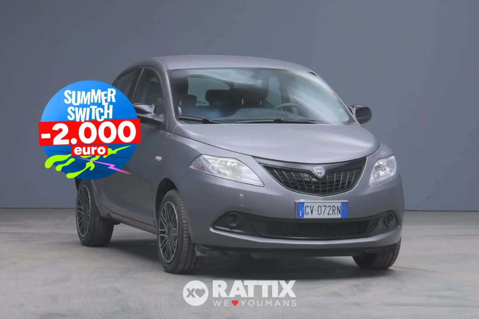 Lancia Ypsilon 1.0 Firefly Hybrid 70CV Silver 5p.ti Grau - 1