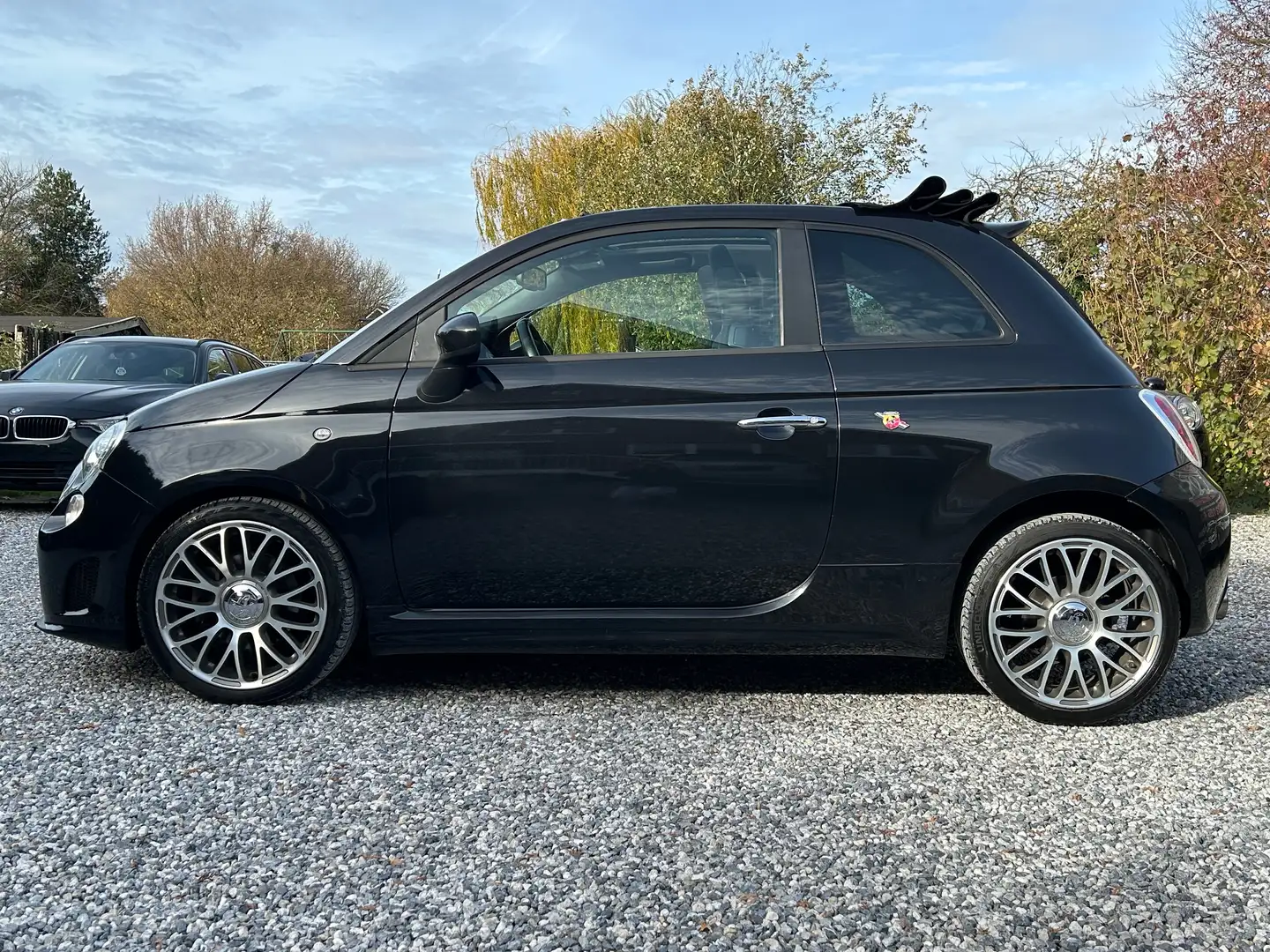 Fiat 500C Abarth 74.000Km 99Kw Cabrio/Pdc/Xénon Garantie 1 an! Schwarz - 2