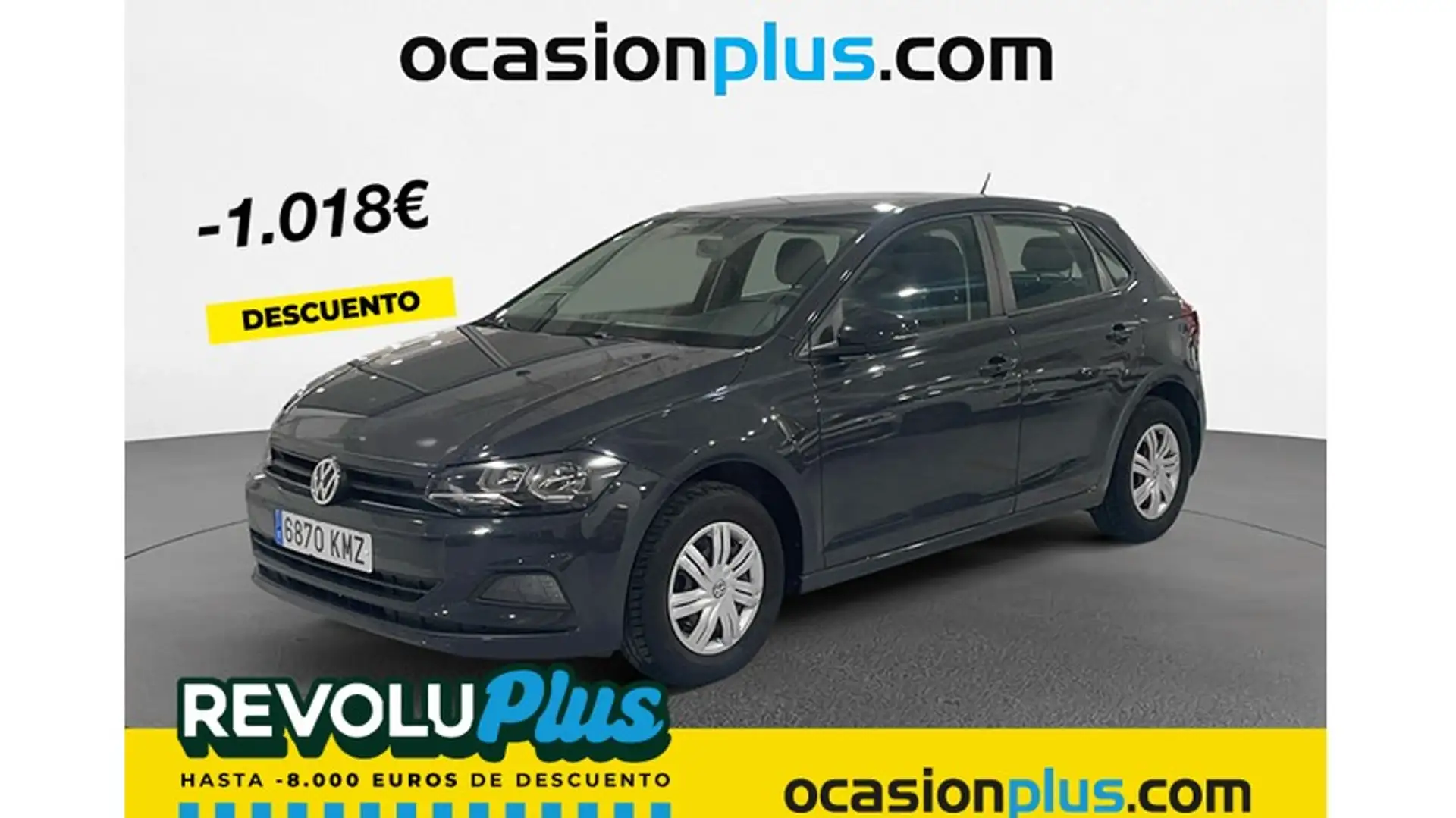 Volkswagen Polo 1.0 Edition 55kW Gris - 1
