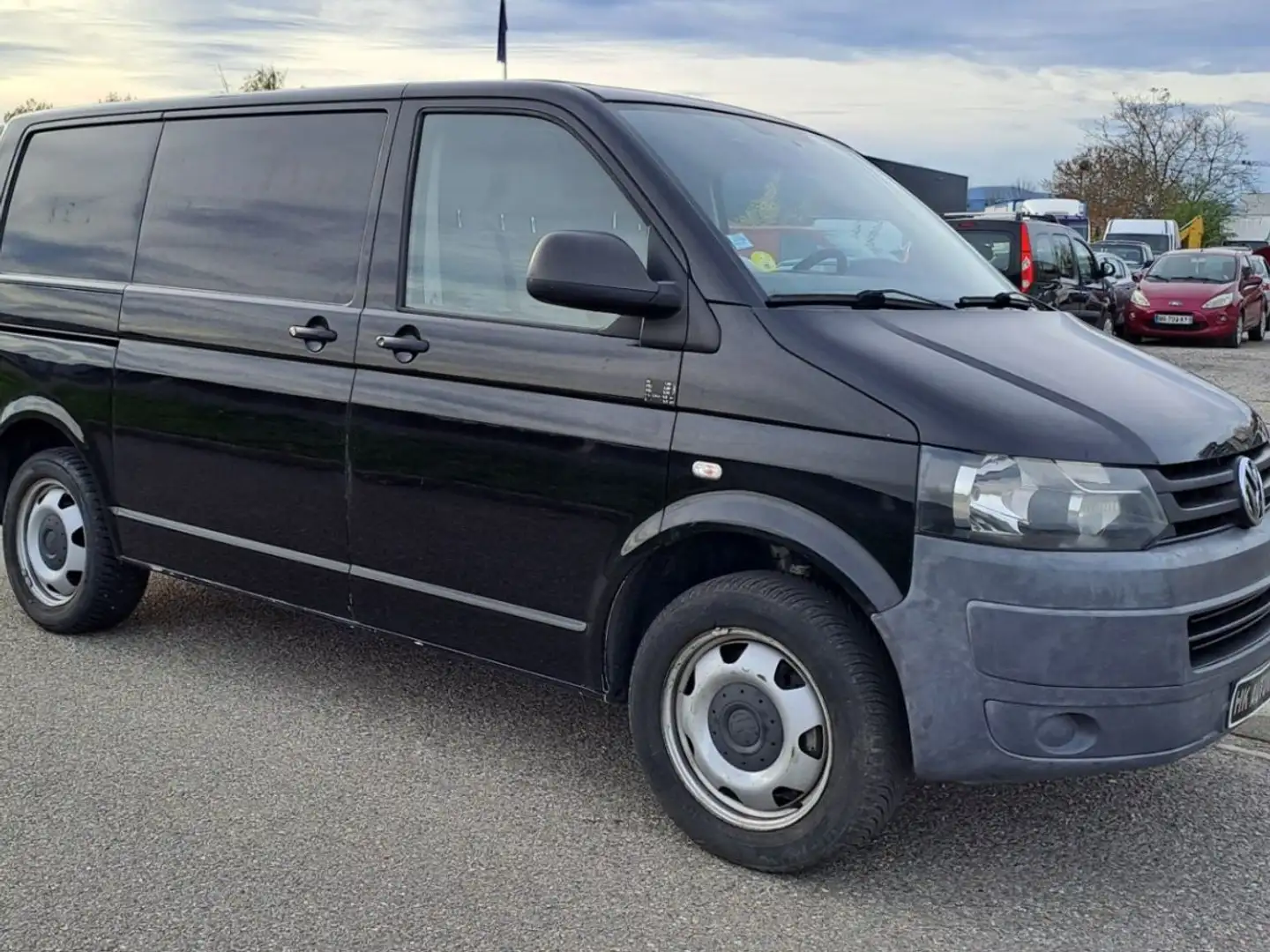 Volkswagen Transporter T5 (7E) 4-Motion Fourgon 2.0 BiTDI DSG7 180 cv Boîte auto Zwart - 2