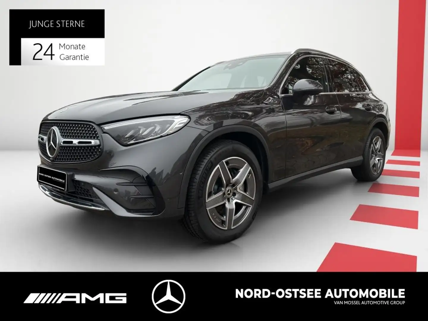 Mercedes-Benz GLC 300 d 4M AMG KAMERA DISTRONIC KEYLESS LED Grau - 1