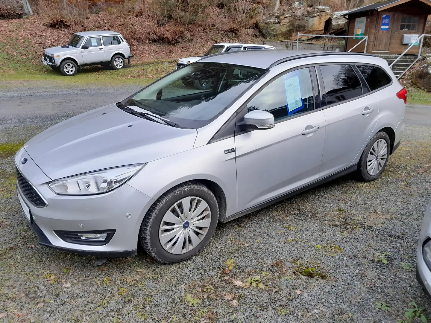 Ford Focus Ecooost, Automatik, Start-Stopp, Business Argento - 1