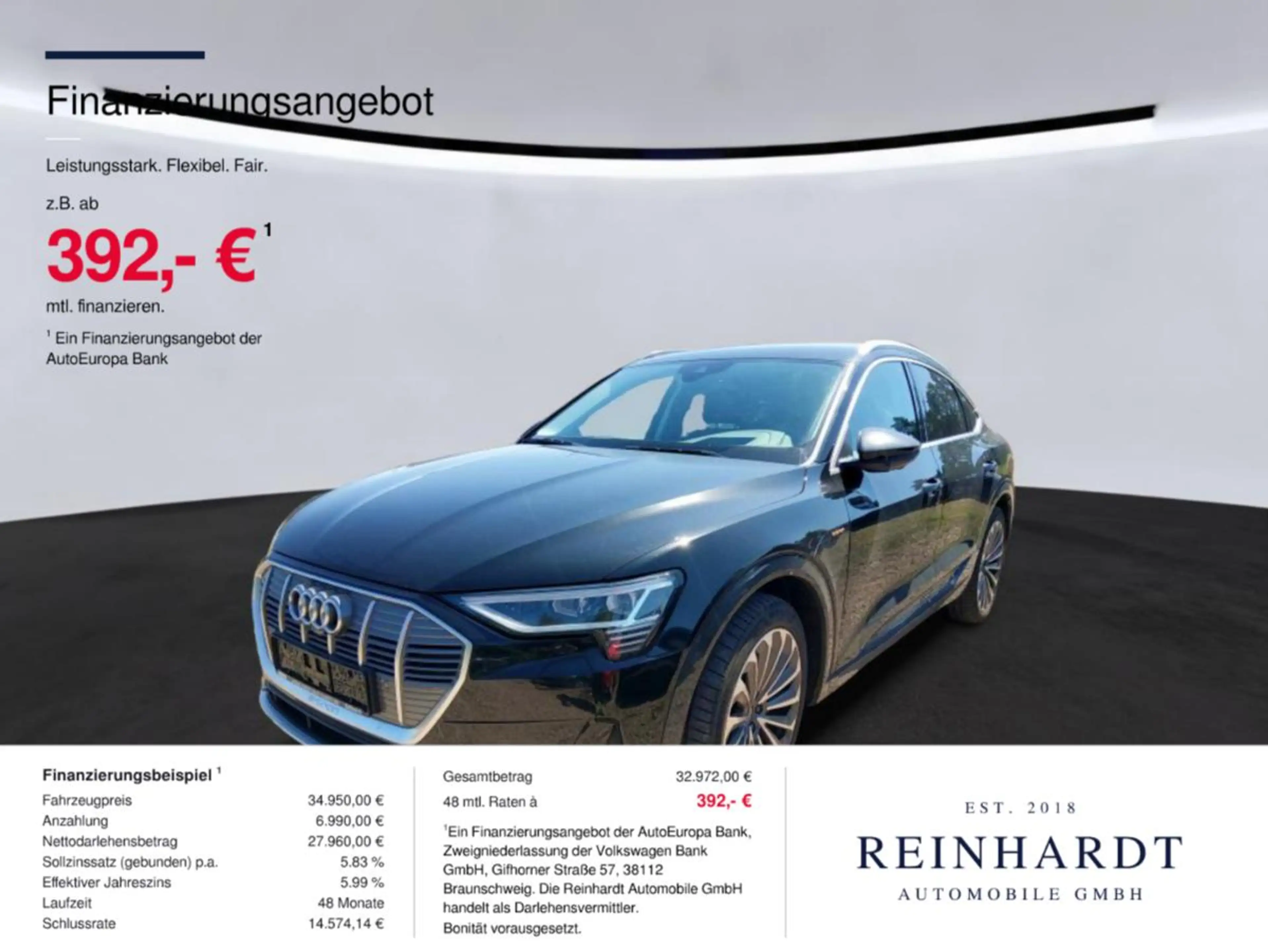 Audi e-tron SPORTBACK 55 ADVANCED MATRIX/ACC/HuD/360°