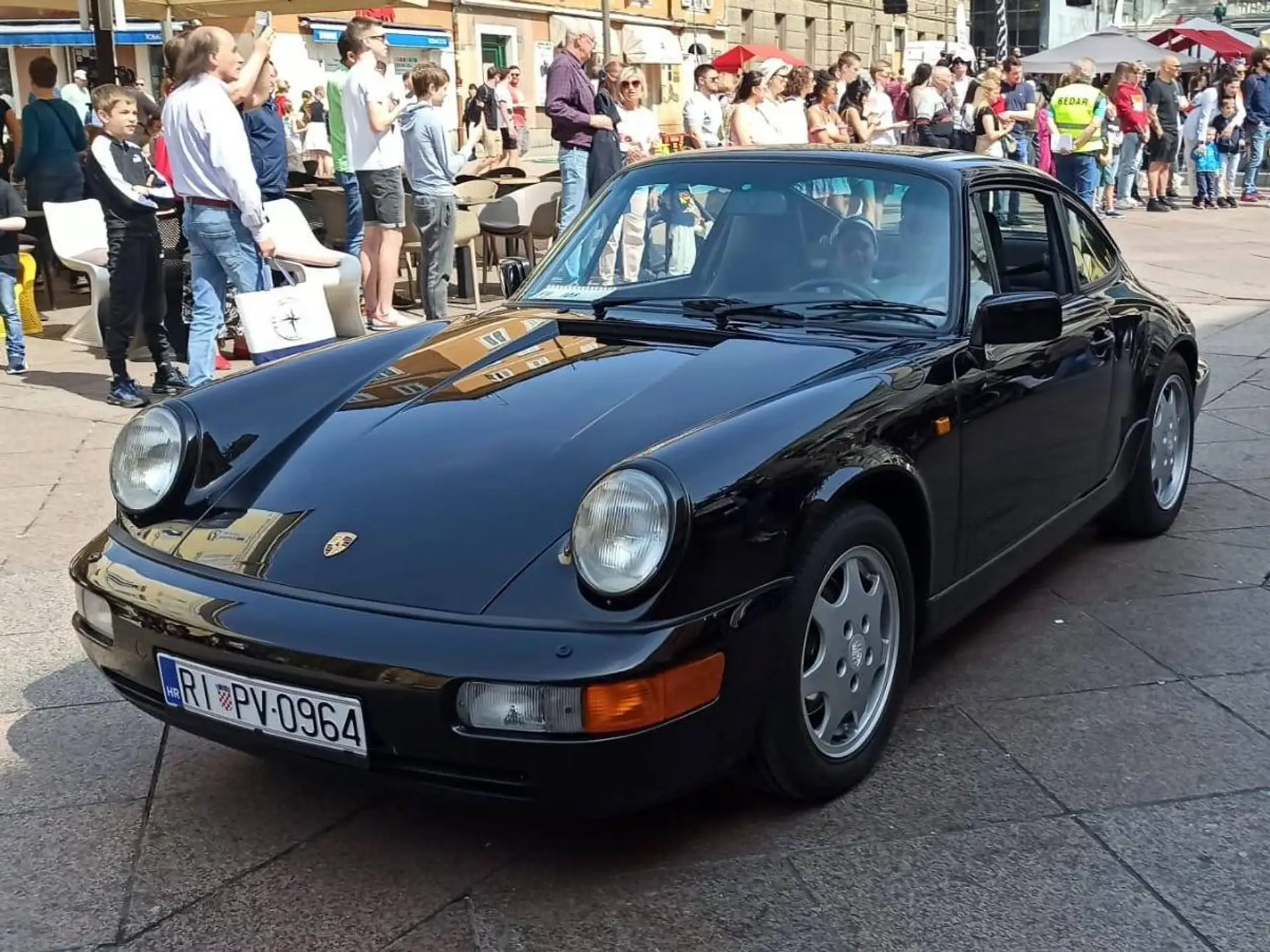 포르쉐 Porsche 911 911 Carrera 4 Cabriolet 1991 블랙 사진 3