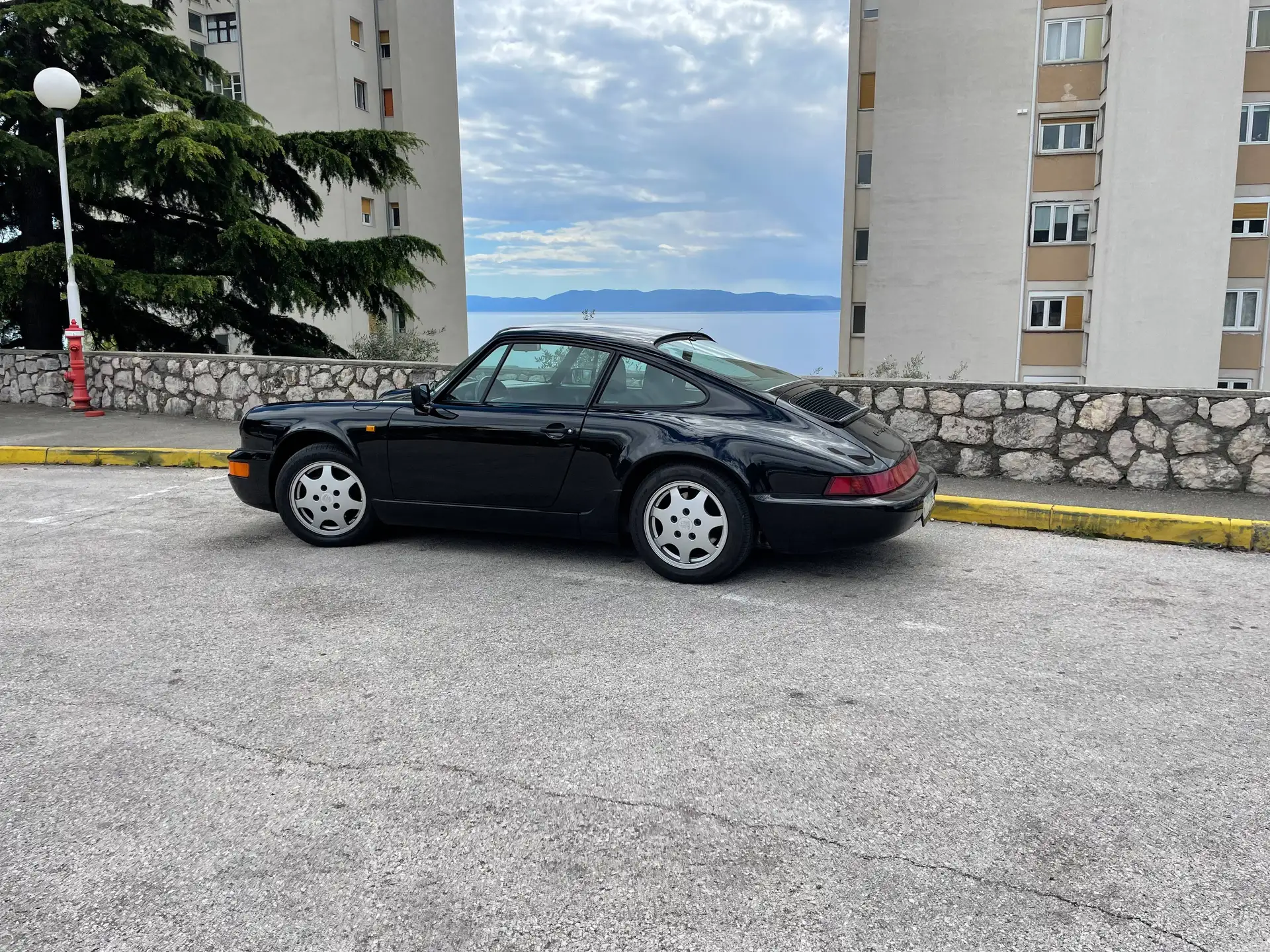 포르쉐 Porsche 911 911 Carrera 4 Cabriolet 1991 블랙 사진 8