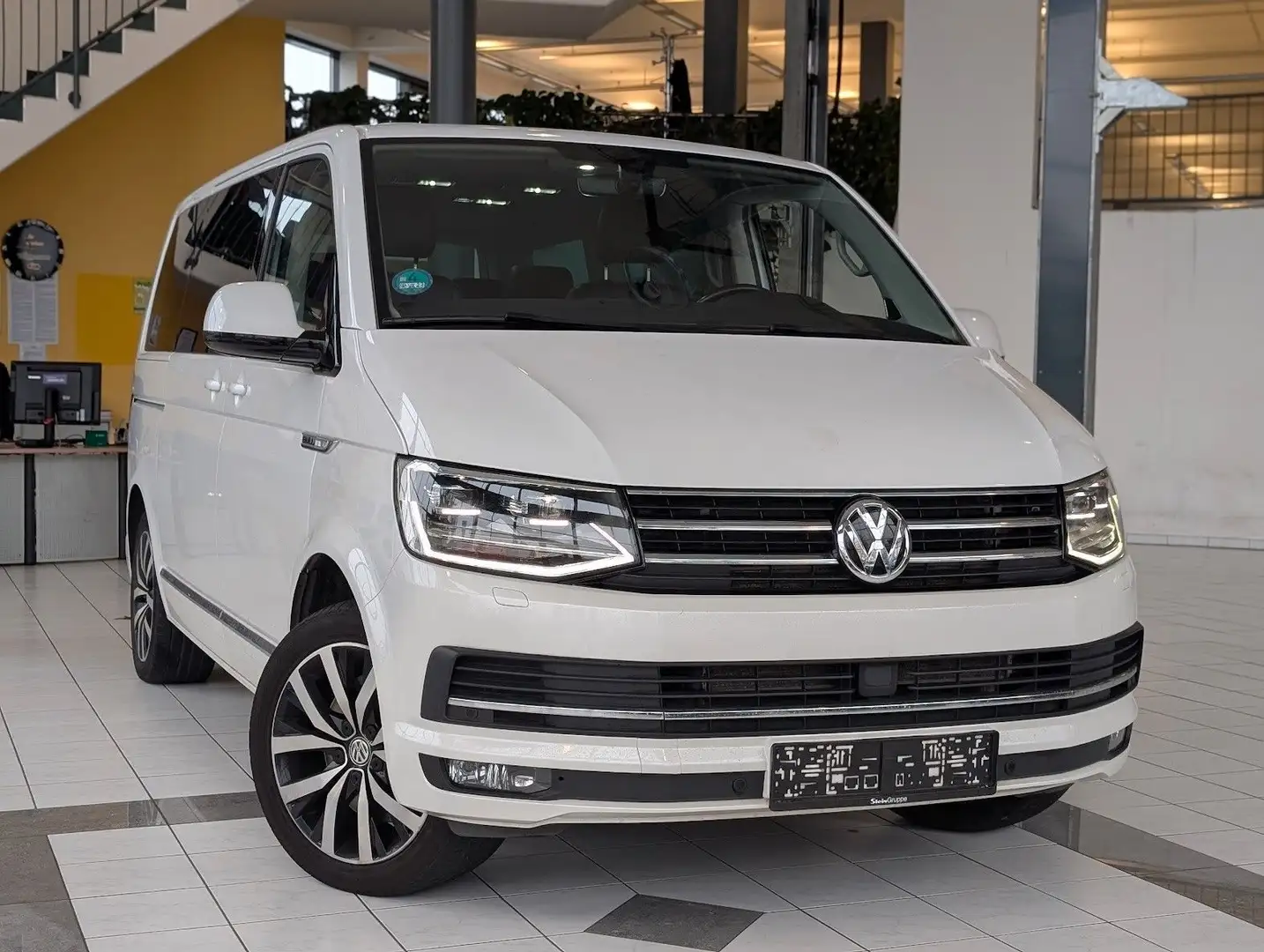 Volkswagen T6 Transporter T6 Multivan Highline AHK LED Standheizung 7 Sitz Blanc - 1