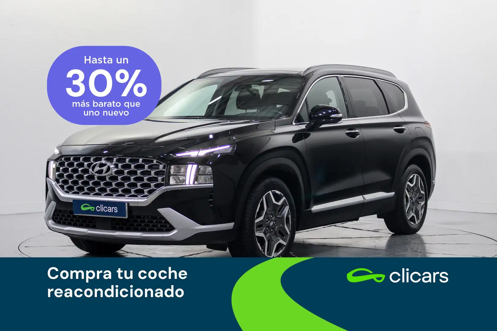 Hyundai SANTA FE 1.6TGDI PHEV Tecno 7pl 4WD 6AT Gris - 1