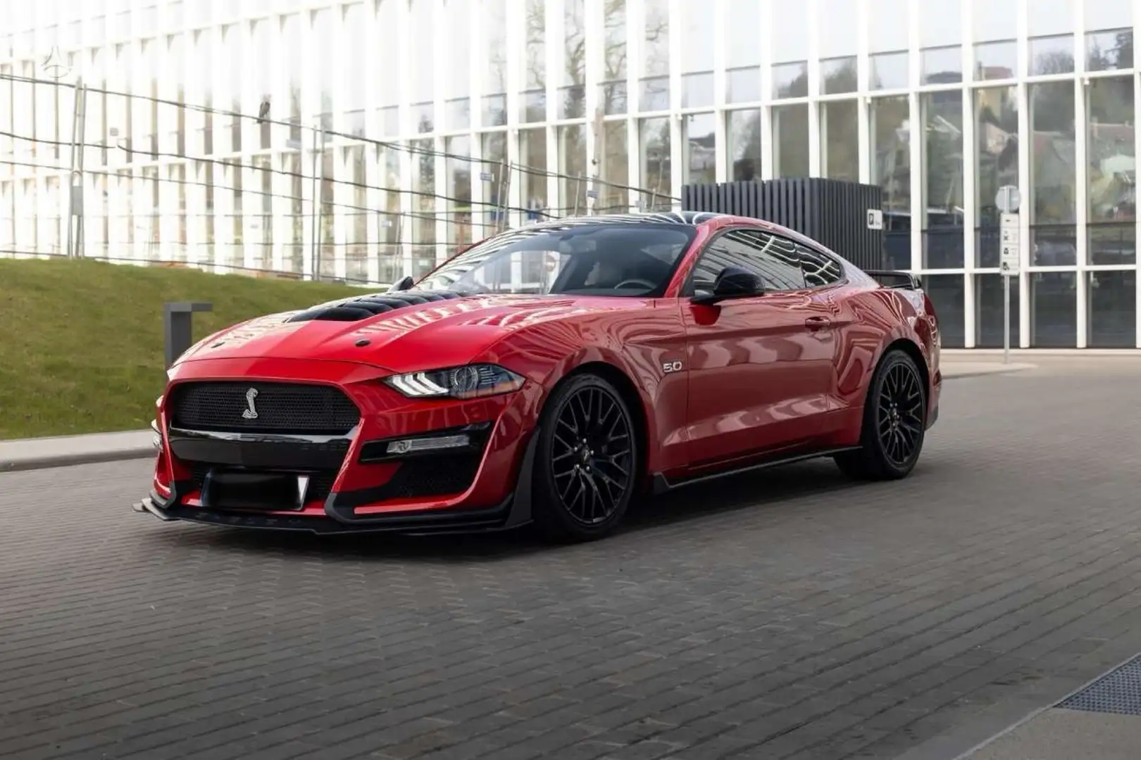 Ford Mustang Fastback 5.0 ti-vct V8 GT 480cv my18 Rosso - 2