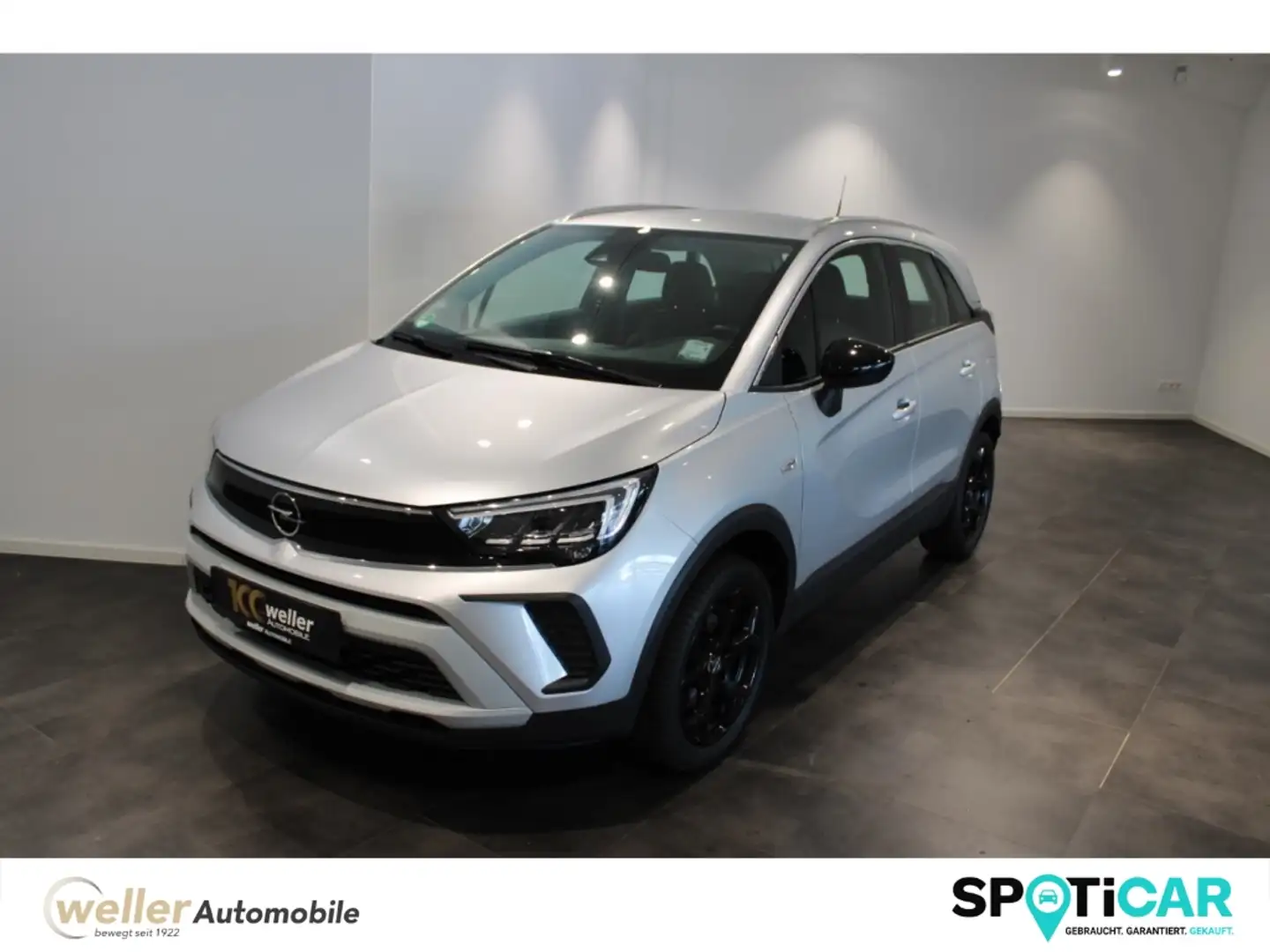Opel Crossland 1.2 Turbo ''Elegance'' Rückfahrkamera Navi Sitzhei Silber - 1