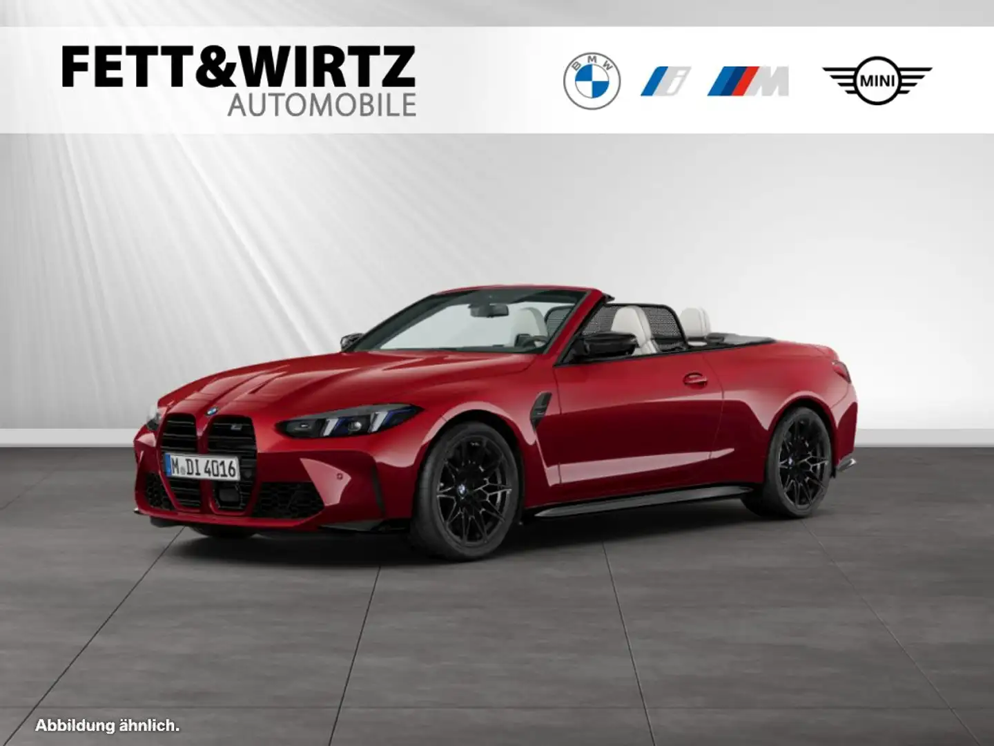 BMW M4 Competition Cabrio M xDrive|Head-Up|DA-Prof. Rot - 1