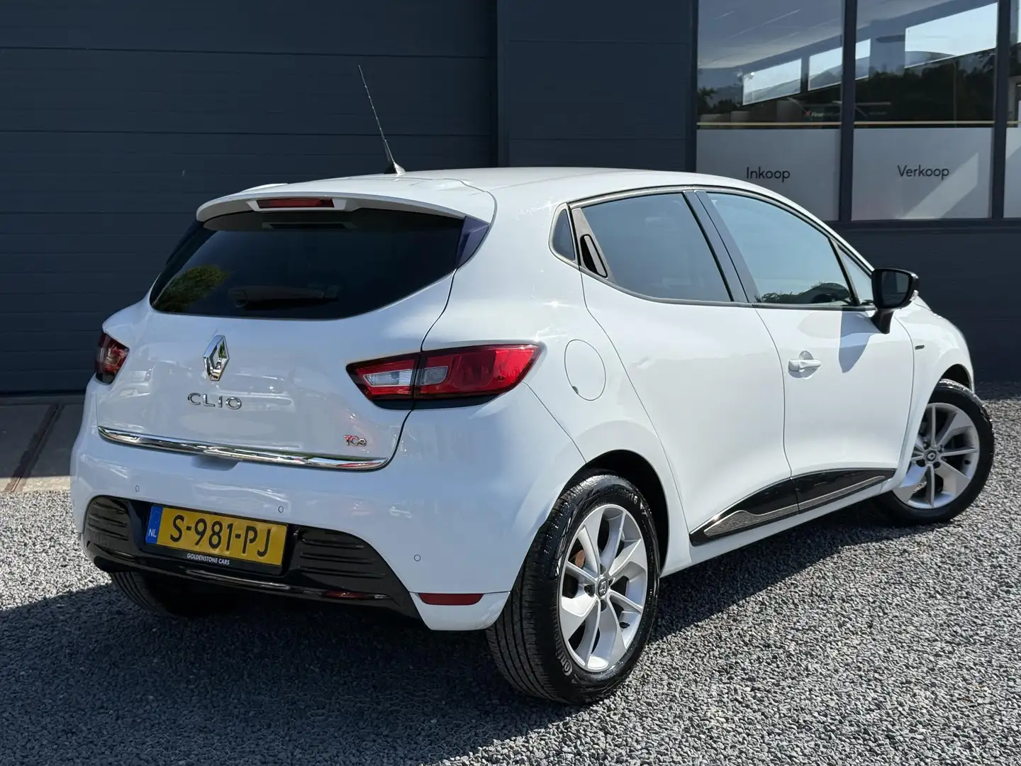 Renault Clio 0.9 TCe Limited 1e Eigenaar,Navi,Airco,Cruise,PDC, Weiß - 2