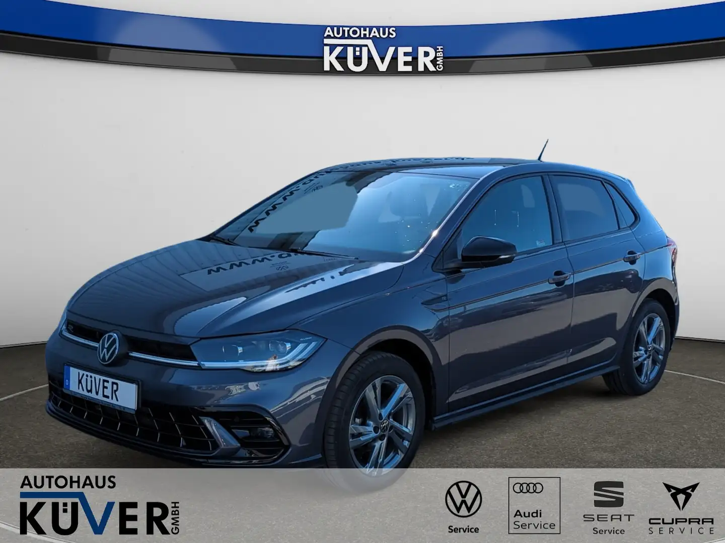 Volkswagen Polo R-Line 1,0 TSI DSG ACC+Matrix+Shzg.+IQ+16´´ Grau - 1