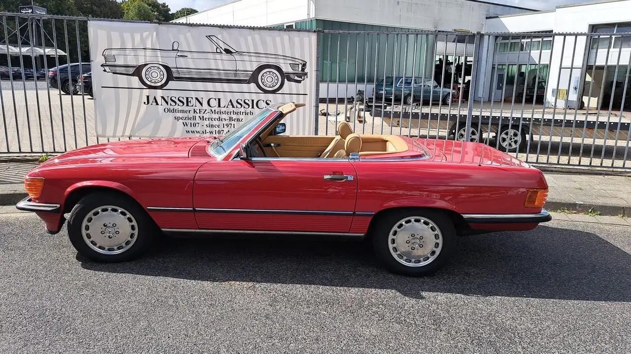 Mercedes-Benz SL 560 Rot/Dattel, foto 9