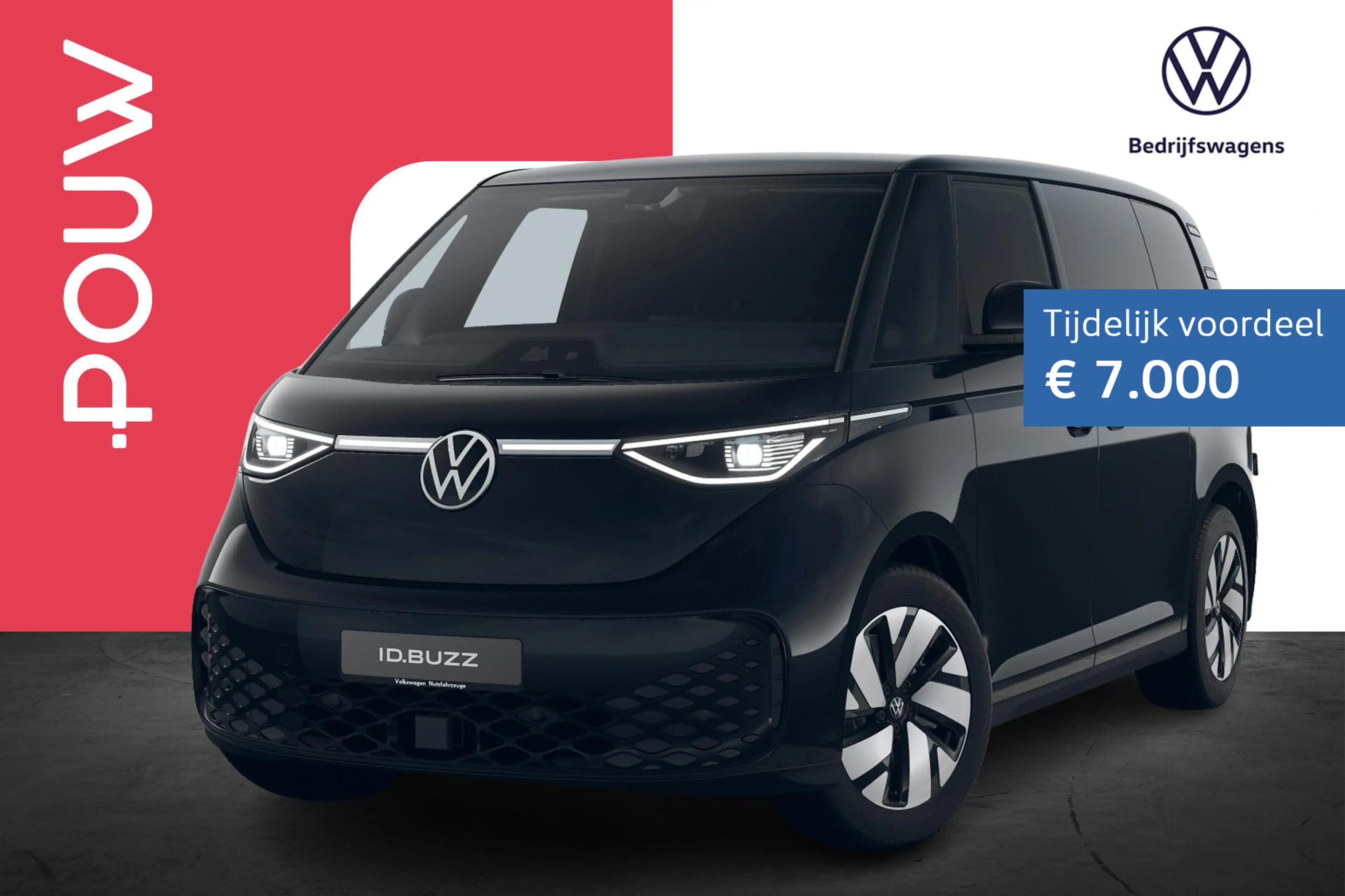 Volkswagen ID. Buzz Cargo 296pk Bulli Limited Edition 79 kWh | Stoelen Pakke