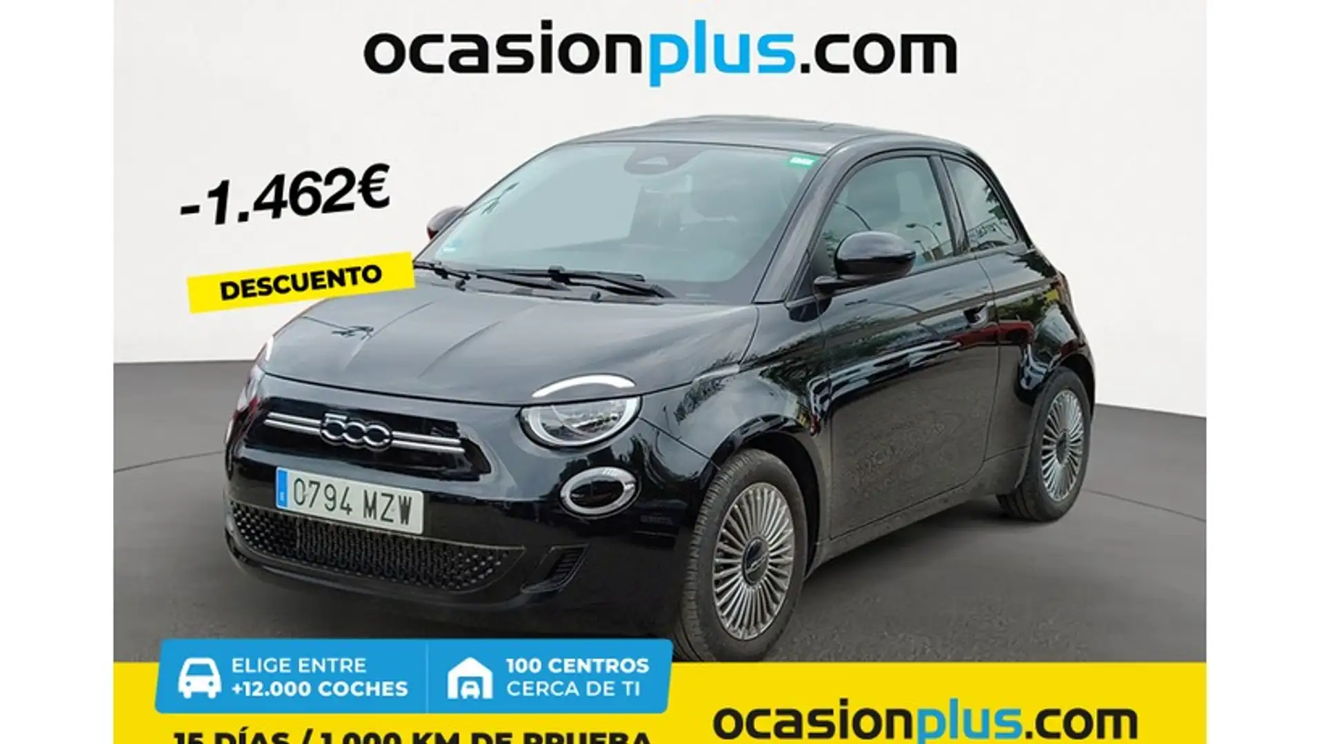 Fiat 500e 70Kw Icon Negro - 1