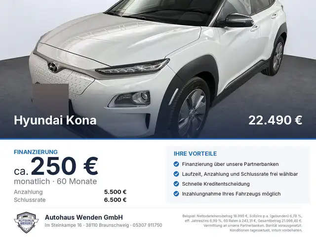 Hyundai KONA a EV Style ACC/LED/Navi/Kamera/SOH 93%