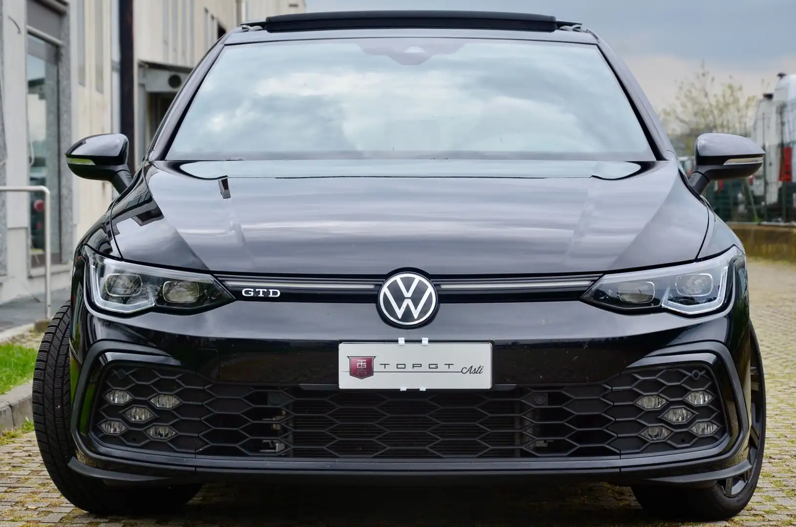 Volkswagen Golf 2.0 tdi GTD 200cv dsg PREZZO REALE TETTO PERMUTE Nero - 2