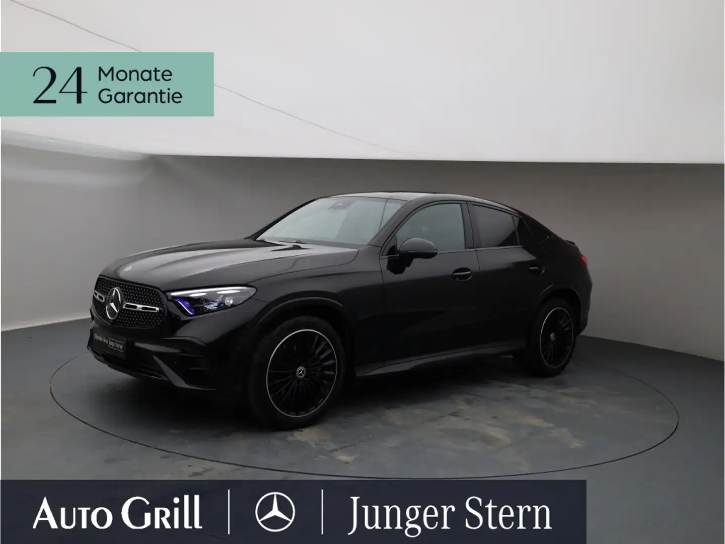 Mercedes-Benz GLC 300 d 4M Coupe Night Pano DigiL Burm 360 AHK Schwarz - 1