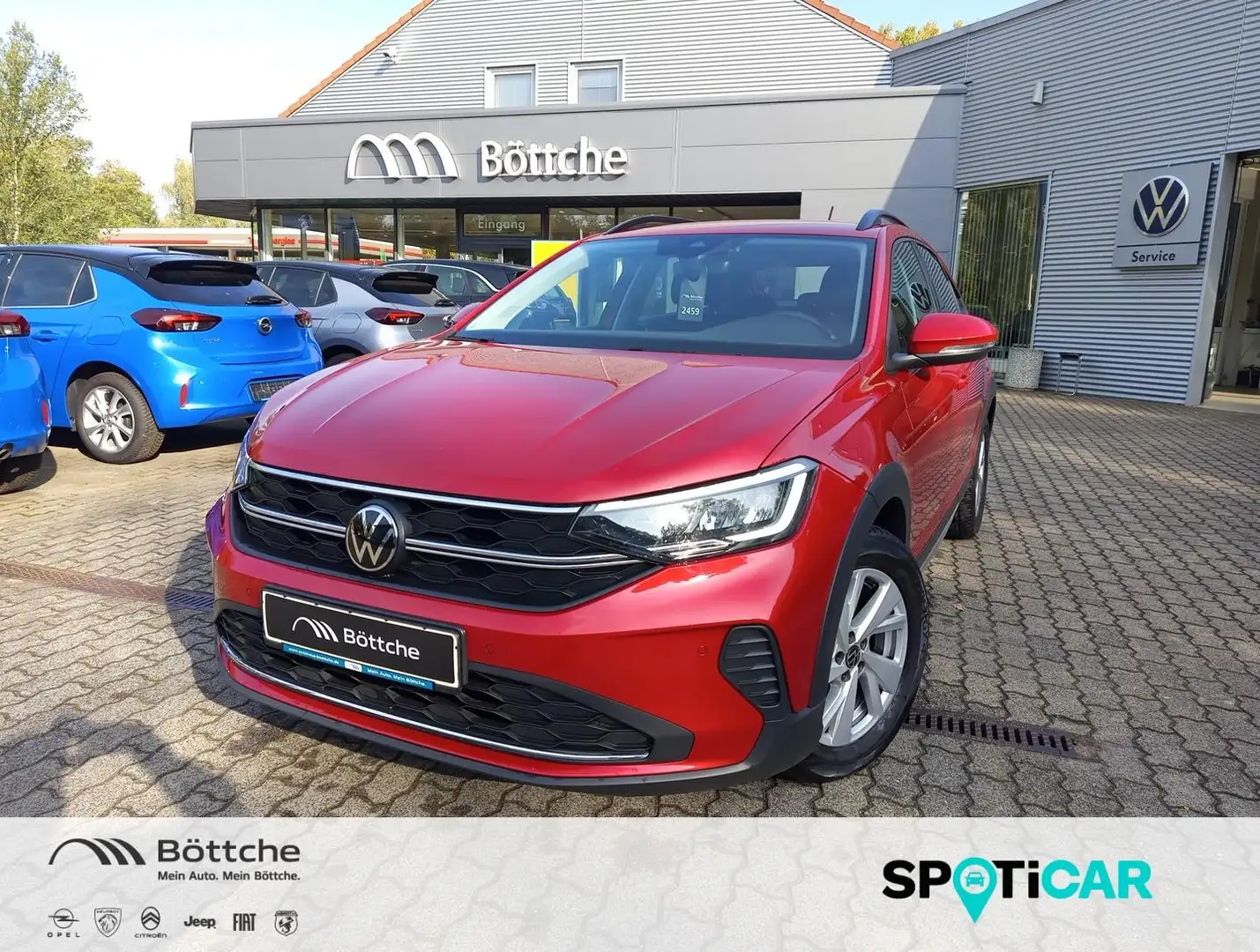 Volkswagen Taigo 1.0 Life TSI LED/Navi/SHZ/DAB/PDC/Allwetter Rot - 1