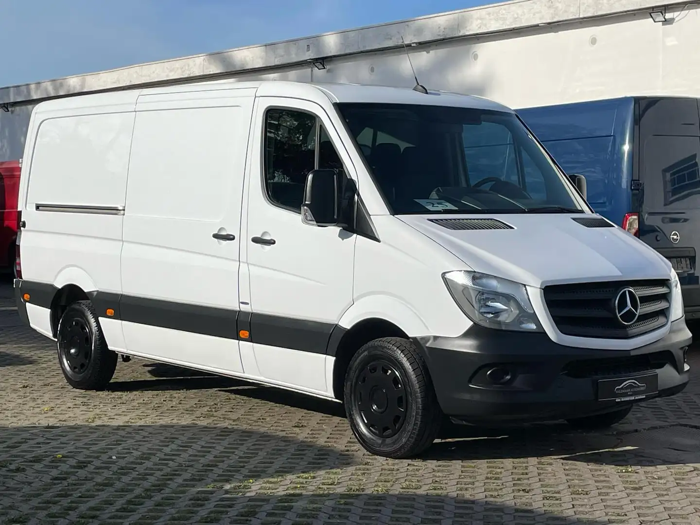 Mercedes-Benz Sprinter 214 CDI//LANG//KLIMA//AHK//1.Hand//TOP Weiß - 1