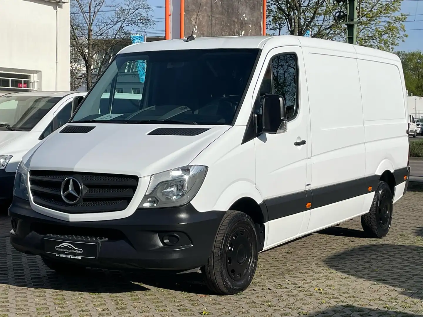 Mercedes-Benz Sprinter 214 CDI//LANG//KLIMA//AHK//1.Hand//TOP Weiß - 2